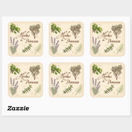 Herbes de Provence Stickers (Vel)