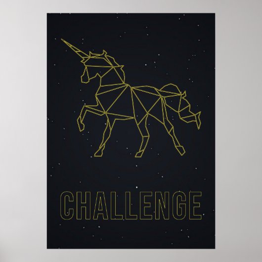 Herbevestiging van het poster van het paard Origam (Voorkant)