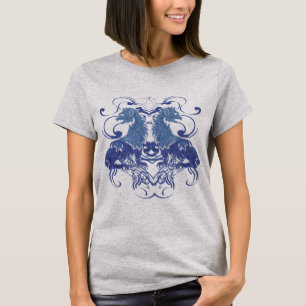 Herbewerking van Vintage Leeuwen met Krullen T-shirt