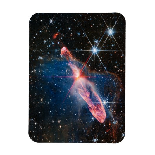 Herbig-Haro 46/47 James Webb Space Telescope Afbee Magneet (Verticaal)