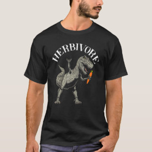 Herbivoor Dinosaurus Vegan Vegetarisch Anti Vlees T-shirt