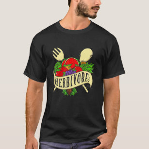 Herbivoor Vegan Veganisme Kleding T-shirt