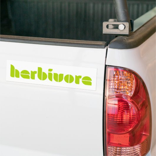 Herbivore Bumpersticker (Op Truck)