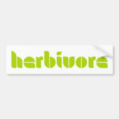 Herbivore Bumpersticker (Voorkant)