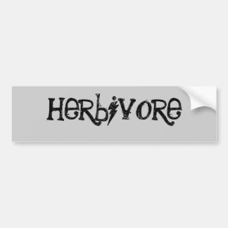 herbivore bumpersticker