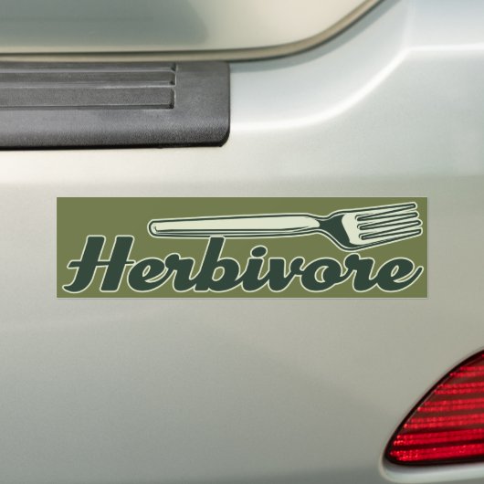 Herbivore Bumpersticker (Op auto)