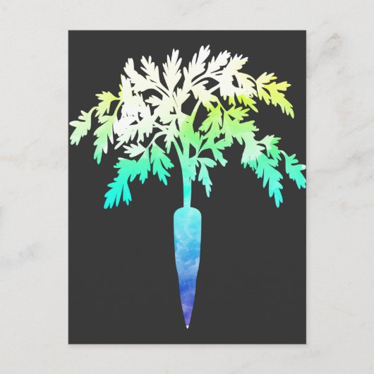 Herbivore Carrot Gift for Vegans and Vegetarian Briefkaart (Voorkant)