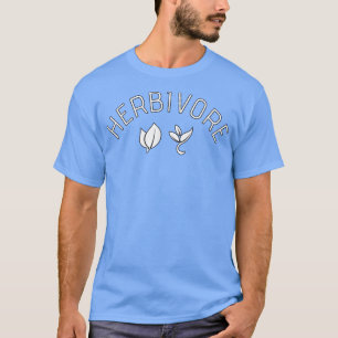 Herbivore eenvoudige planten voor veganen en veget t-shirt