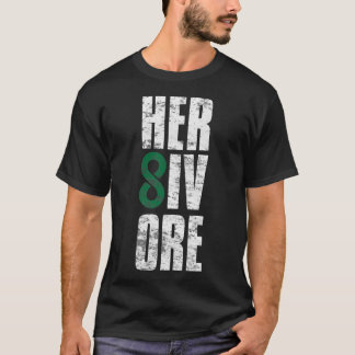 HERBIVORE Forever Vegan Vegetarian Plant Insp T-shirt