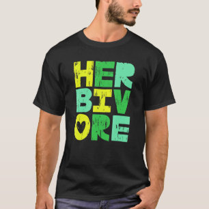Herbivore Heart Vegan Kleding Door The Dharma Sto T-shirt