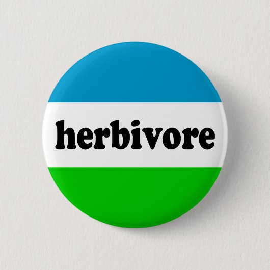 herbivore ronde button 5,7 cm (Voorkant)