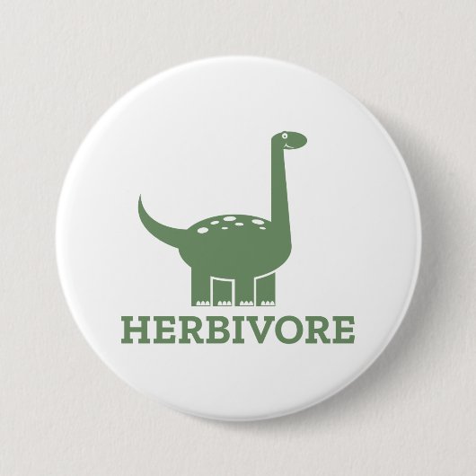 Herbivore Ronde Button 7,6 Cm (Voorkant)
