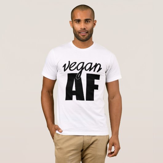 Herbivore | Vegan AF T-shirt (Voorkant volledig)