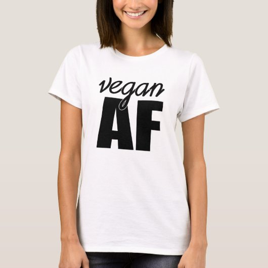Herbivore | Vegan AF T-shirt (Voorkant)