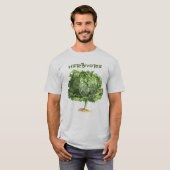 Herbivore Vegan Vegetarian T-Shirt (Voorkant volledig)