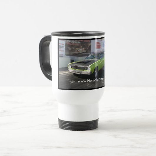 Herbold Racing Travel Mug Reisbeker (Voorkant links)