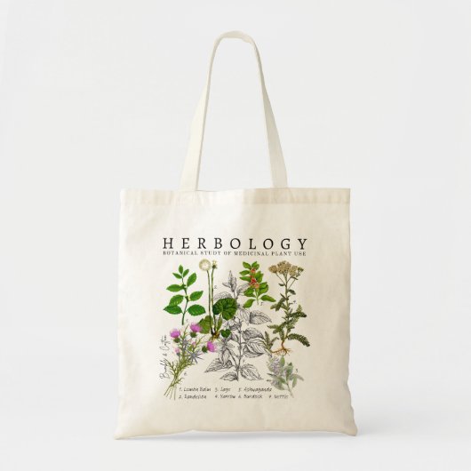HERBOLOGIE CANVAS TAS (Voorkant)