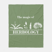 herbologie fleece deken (Voorkant)