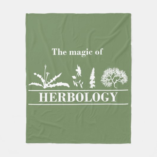herbologie fleece deken (Voorkant)