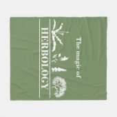 herbologie fleece deken (Voorkant (Horizontaal))