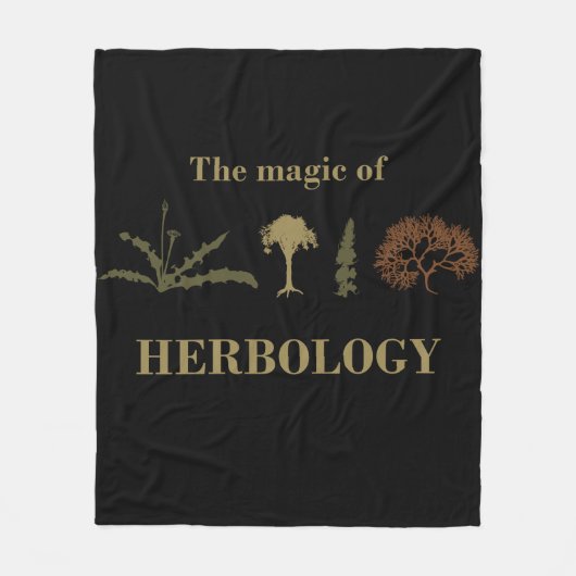 herbologie fleece deken (Voorkant)