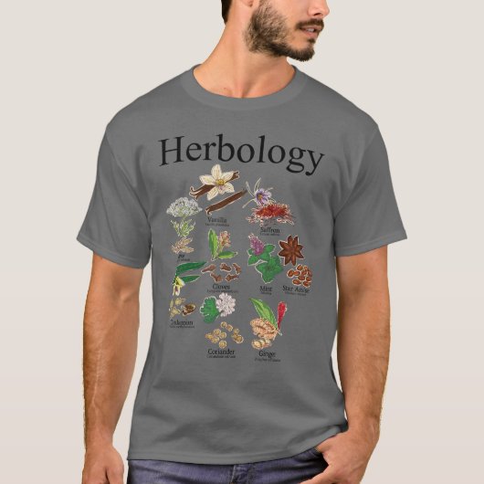 Herbology Plant Lady Herb Flower Garden Herbology T-shirt (Voorkant)