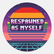 Herboren Als Mijzelf Pride Pixel Sticker