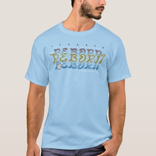herboren | Inspirerend groei en transformatie T-shirt (Voorkant)
