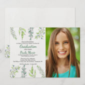 Herboristen Foto Afstuderen Uitnodiging (Voorkant / Achterkant)