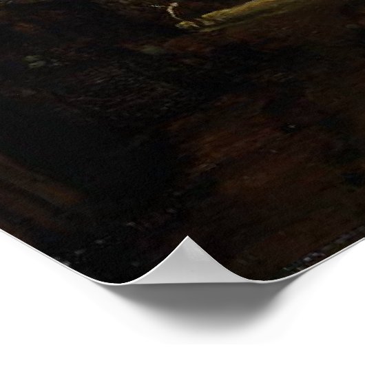 Herbrandt Kunst schilderend landschap Poster (Hoek)