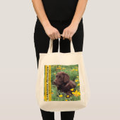 Herbruikbaar chocoladelaboratorium in California P Tote Bag (Voorkant (product))