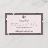 Herbruikbaar gezichtsmasker Boutique Visitekaartje (Achterkant)