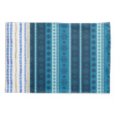 Herbruikbaar Hanukkah Gift Wrap - Bag Blue en Whit Kussensloop (Achterkant)