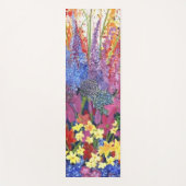 Herbruikbare Alaskan Wildflower Yoga Mat (Voorkant)