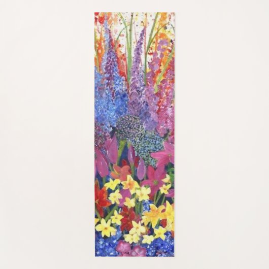 Herbruikbare Alaskan Wildflower Yoga Mat (Voorkant)