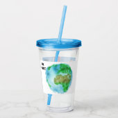 Herbruikbare beker en riem besparen onze oceaanoct (Achterkant)