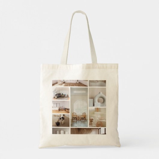 Herbruikbare boodschappentas geschenken of meisje tote bag (Achterkant)