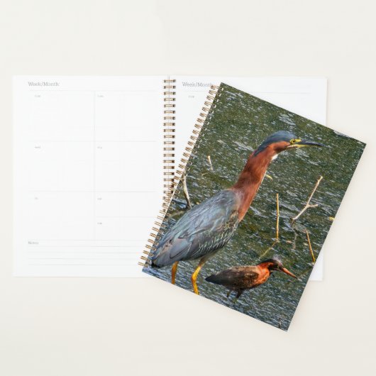 Herbruikbare Boodschappentas Groene Reiger Planner (Display)