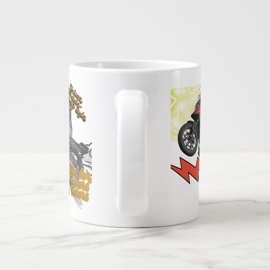 Herbruikbare Boodschappentas Grote Koffiekop (Achterkant)
