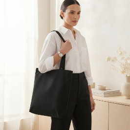 Herbruikbare boodschappentas met lange hengsels tote bag