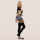 Herbruikbare Boodschappentas Tote Bag (Op model)