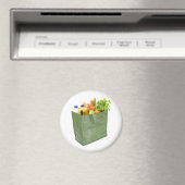 Herbruikbare boodschappentas vol boodschappen magneet (Insitu (Vaatwasser))