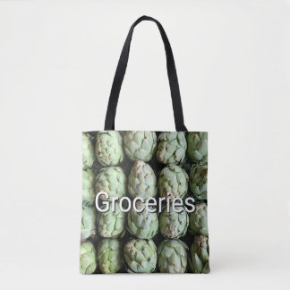 Herbruikbare boodschappentas voor artisjokken tote bag