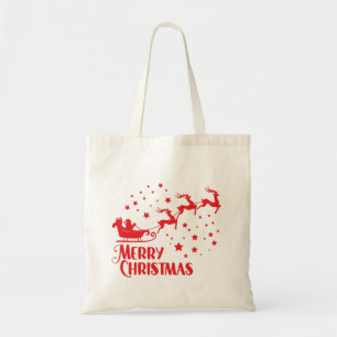 Herbruikbare Christmas Canvas tas - Merry Christma