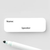 Herbruikbare Droog Uitwisbare Naamlabel Magnetisch Naamplaatje (In situ)