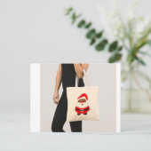 Herbruikbare Eco-vriendelijke Canvas tas/winkel ka Briefkaart (Staand voorkant)