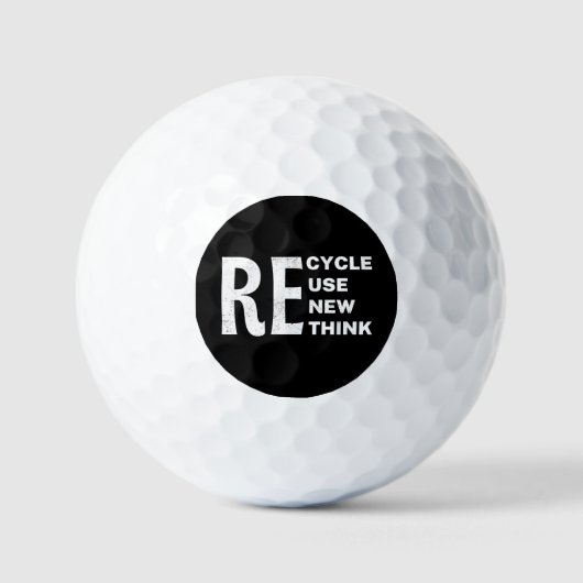 Herbruikbare Grocery Bag Golfballen (Voorkant)