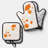 Herbruikbare Grocery Bag Ovenwant & Pannenlap Set (Voorkant / Achterkant)