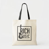 Herbruikbare Grocery Bag - Rich Music School Tote Bag (Voorkant)