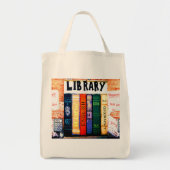 Herbruikbare Library Canvas tas (Voorkant)